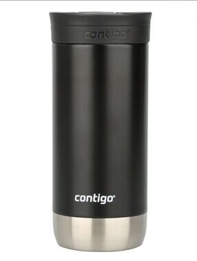 Contigo 16oz Huron 2.0 SnapSeal Stainless Steel Travel Mug Thermos, Black